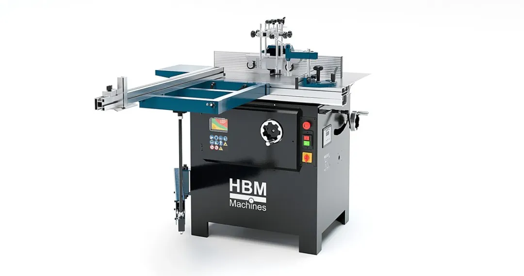 HBM Houtfreesmachine met Roltafel 2800W