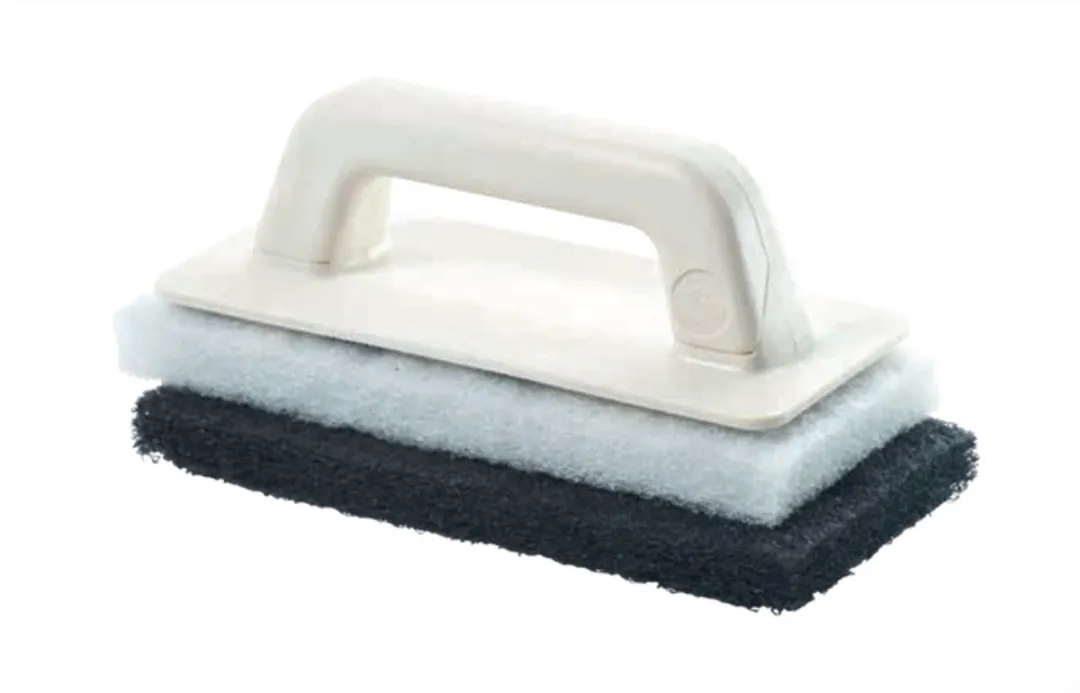 Raimondi Afwerkspaan met 2 Pads – Wit & Zwart – Professionele Finish Trowel voor Fijn Afwerken van Tegeloppervlakken, Lijm en Voegen | Schuurspons