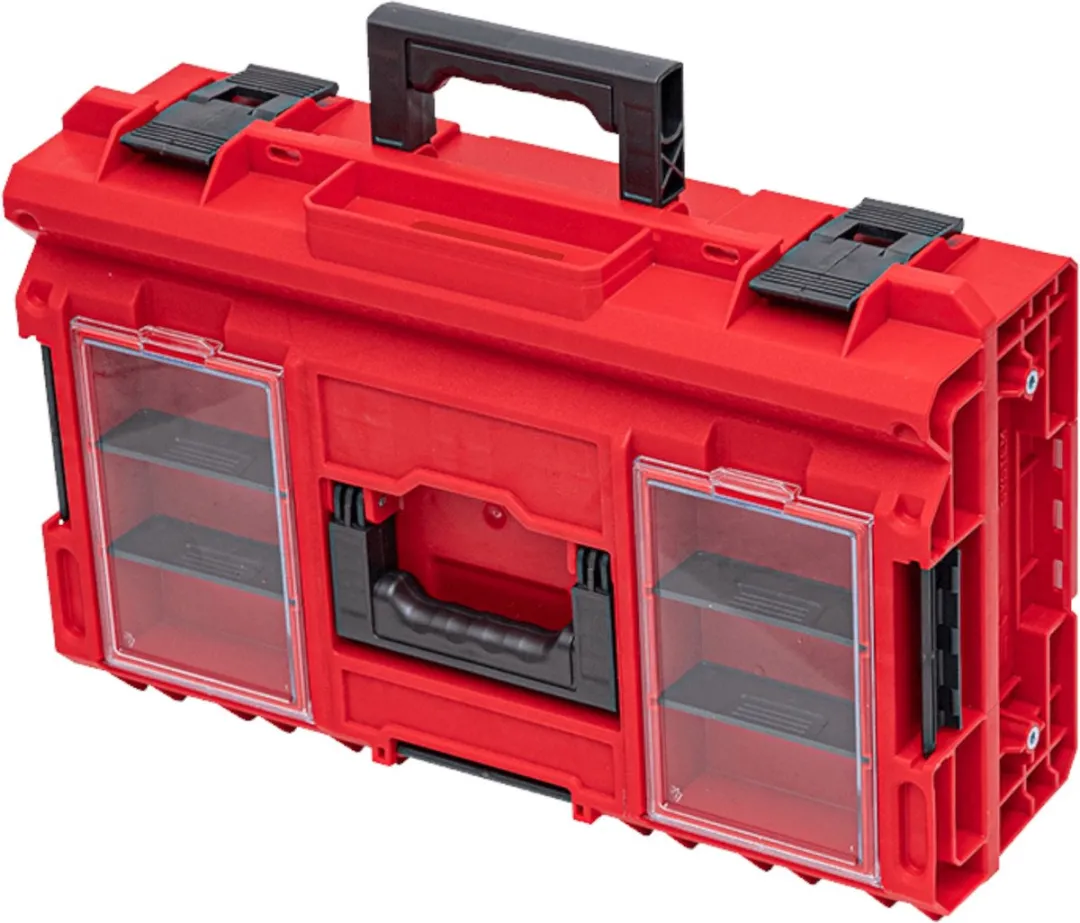 Toolbrothers RHINO XXL Gereedschapskoffer M 15,4L - IP66 - Zwart/Rood - afbeelding 2 van 6