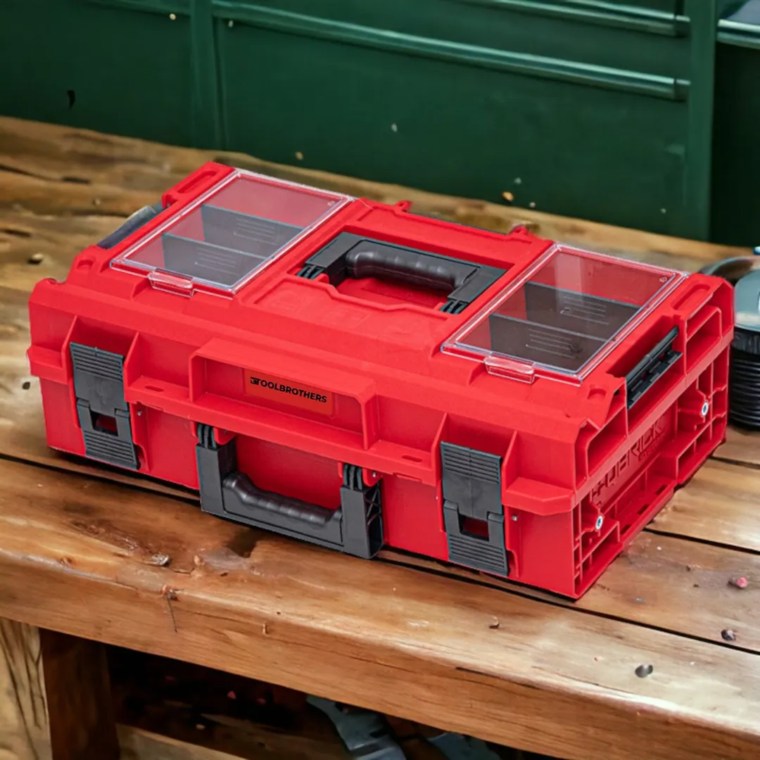 Toolbrothers RHINO XXL Gereedschapskoffer M 15,4L - IP66 - Zwart/Rood - afbeelding 5 van 6