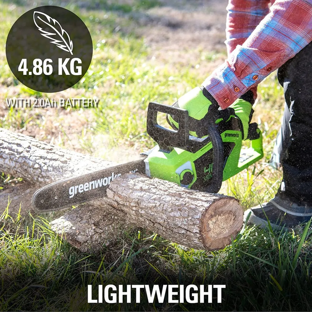 Greenworks GD40CS15K2 Kettingzaag 40V 35cm - afbeelding 6 van 6