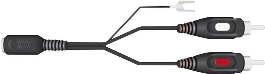 SpeaKa Professional SP-7869832 Cinch/DIN Audio Y-adapter - 5-polig - Zwart