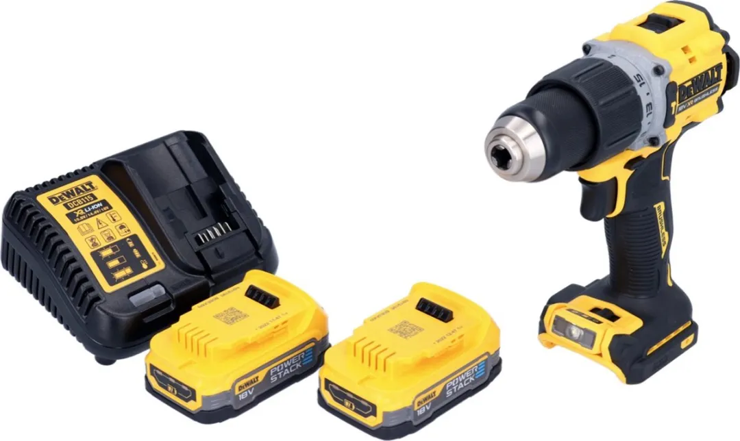 DeWalt DCD 805 E2 Klopboormachine 18V - 90Nm Borstelloos - 2x 1,7Ah - afbeelding 3 van 5