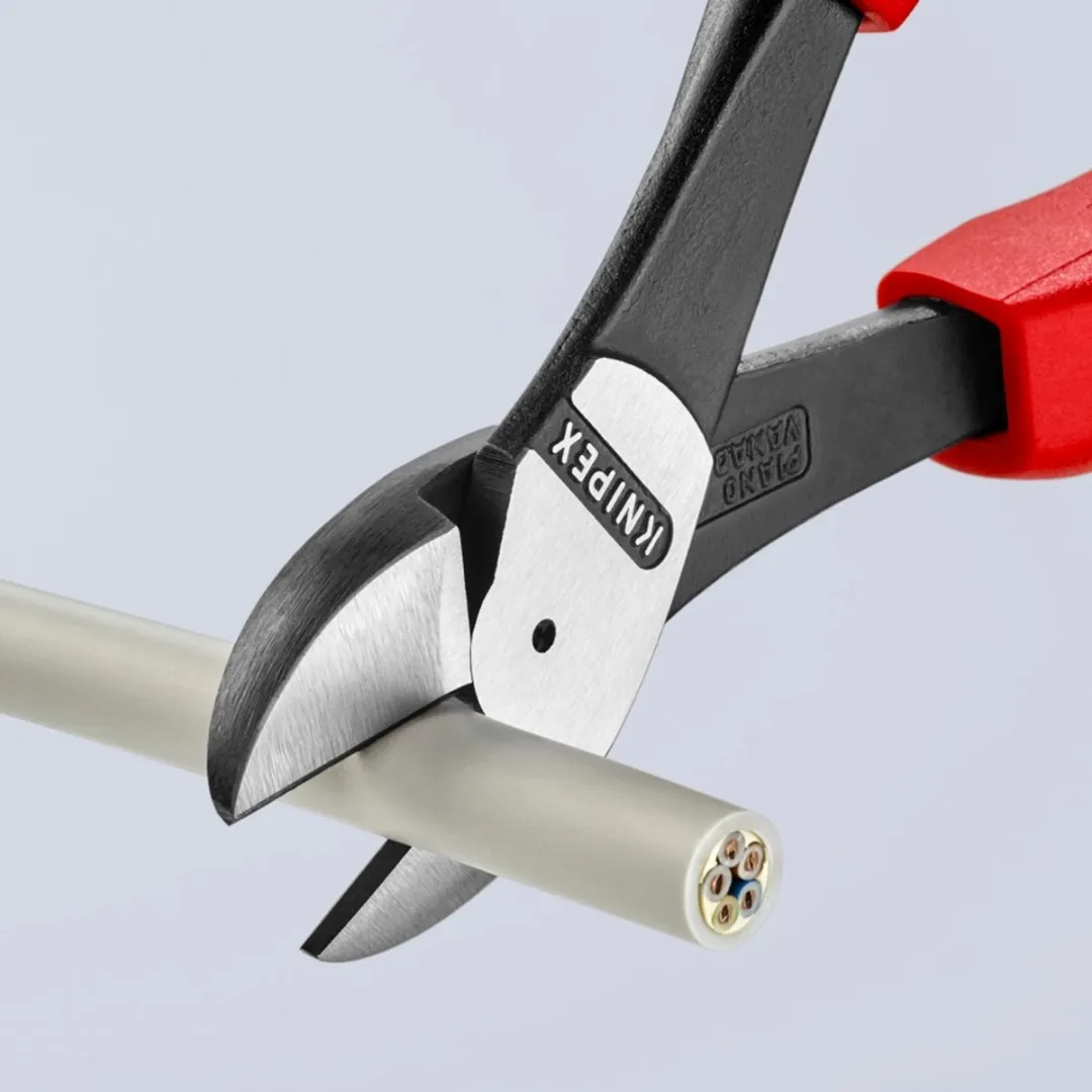 Knipex Zijsnijtang 74 02 250 T - Rood/Zwart