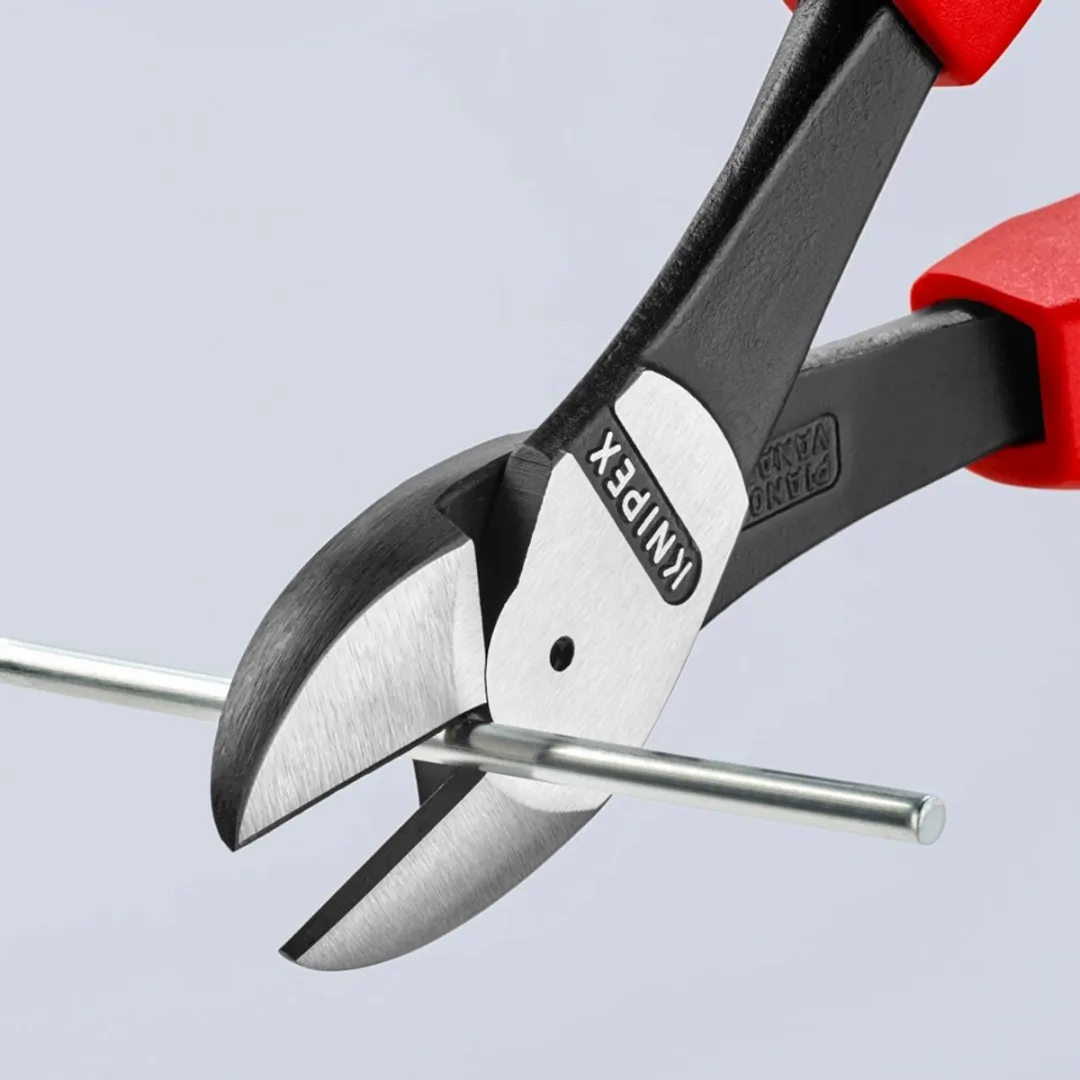 Knipex Zijsnijtang 74 02 250 T - Rood/Zwart
