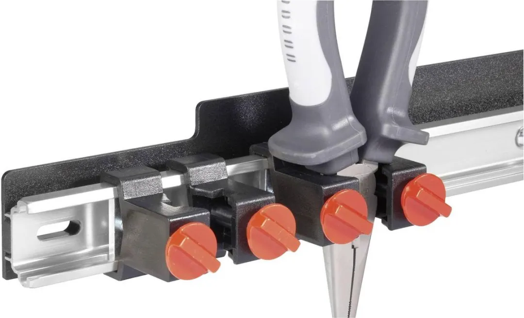 TOOLCRAFT Aluminium Gereedschapstrip 435x48mm - 1 Stuk