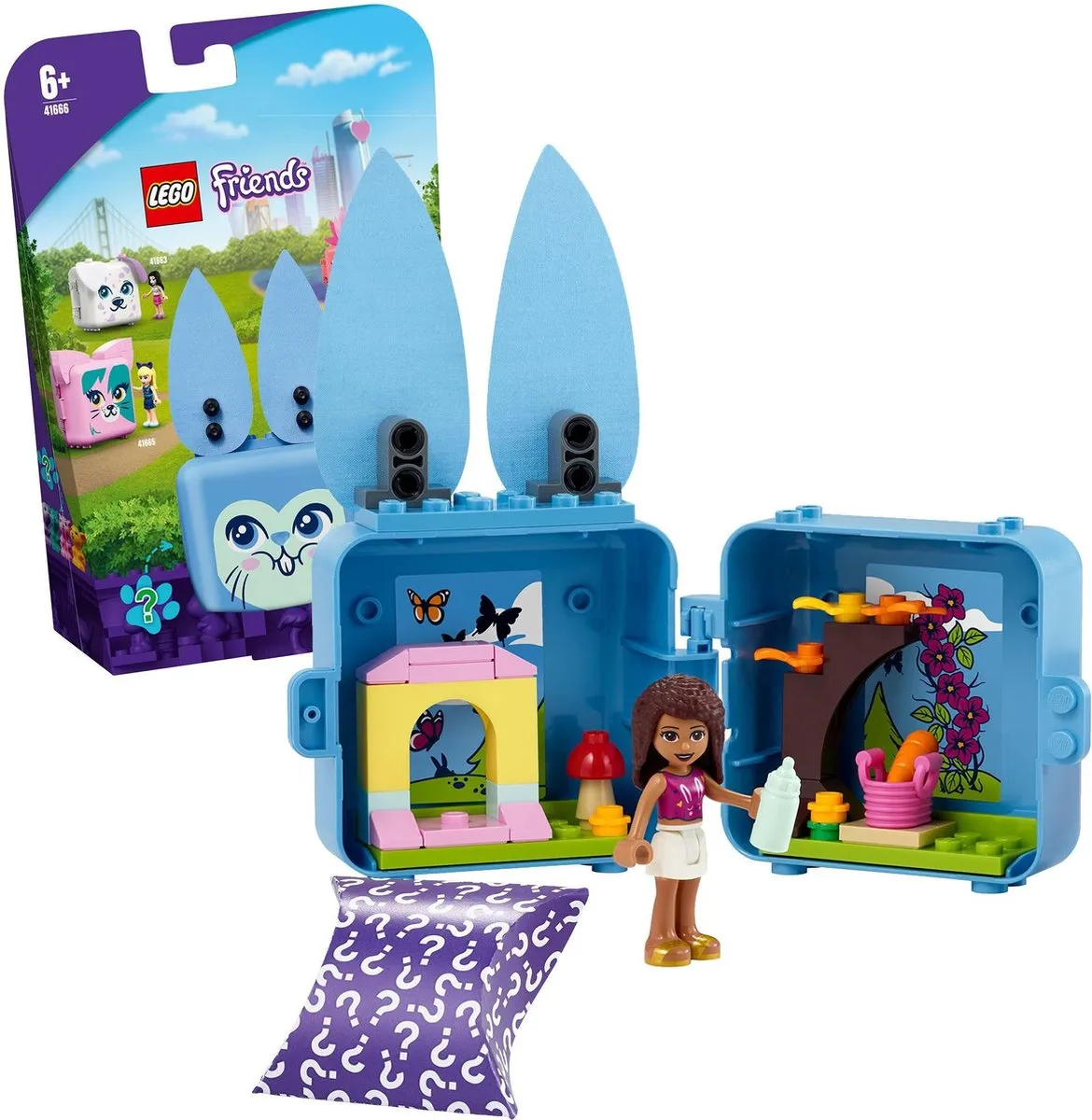 LEGO Friends Andrea's Konijnen Kubus 41666 - 564 Stukken