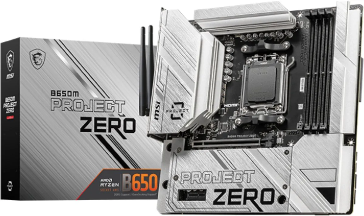 MSI B650M Project Zero AM5 Moederbord