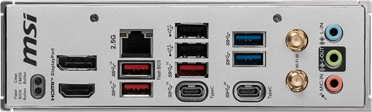 MSI B650M Project Zero AM5 Moederbord - microATX - afbeelding 6 van 6