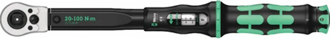 Wera Click-Torque C 2 R/L 05075625001 Momentsleutel 1/2" - 20-100 Nm