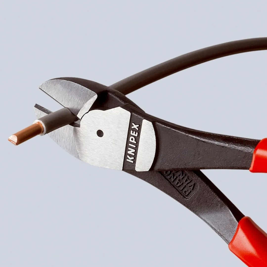 Knipex 74 21 200 Kracht-Zijsnijtang 200mm - gebogen