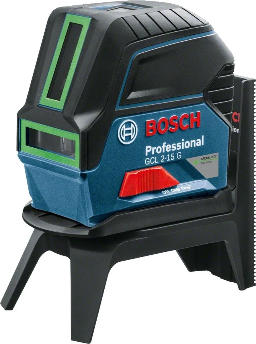 Bosch Professional Combilaser GCL 2-15 G - Laserpointer - 3x AA - Richtplaat