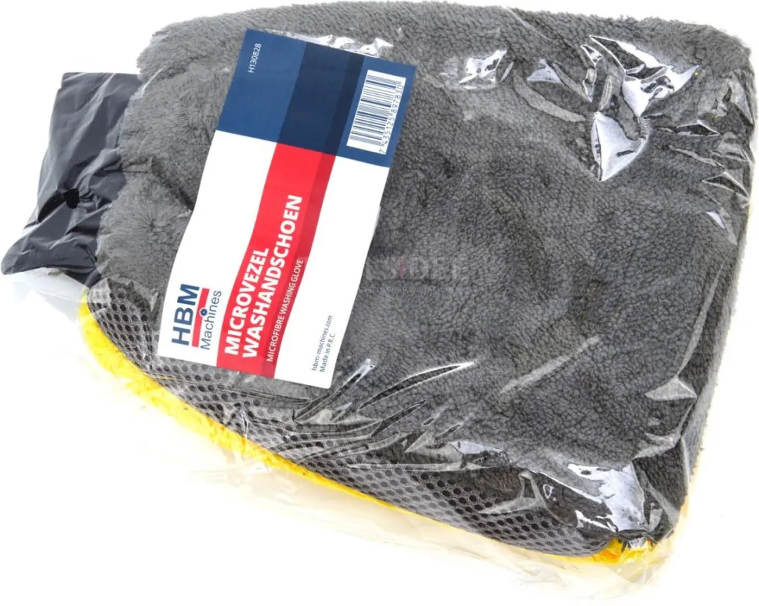 HBM Universele Microvezel Washandschoen - Lamp