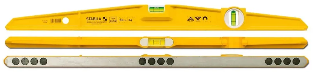 Stabila 81SM Torpedo Waterpas 60cm - Magnetisch - afbeelding 2 van 6