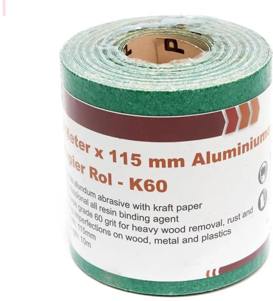 HBM Aluminiumoxide Schuurpapier Rol 115mm K120