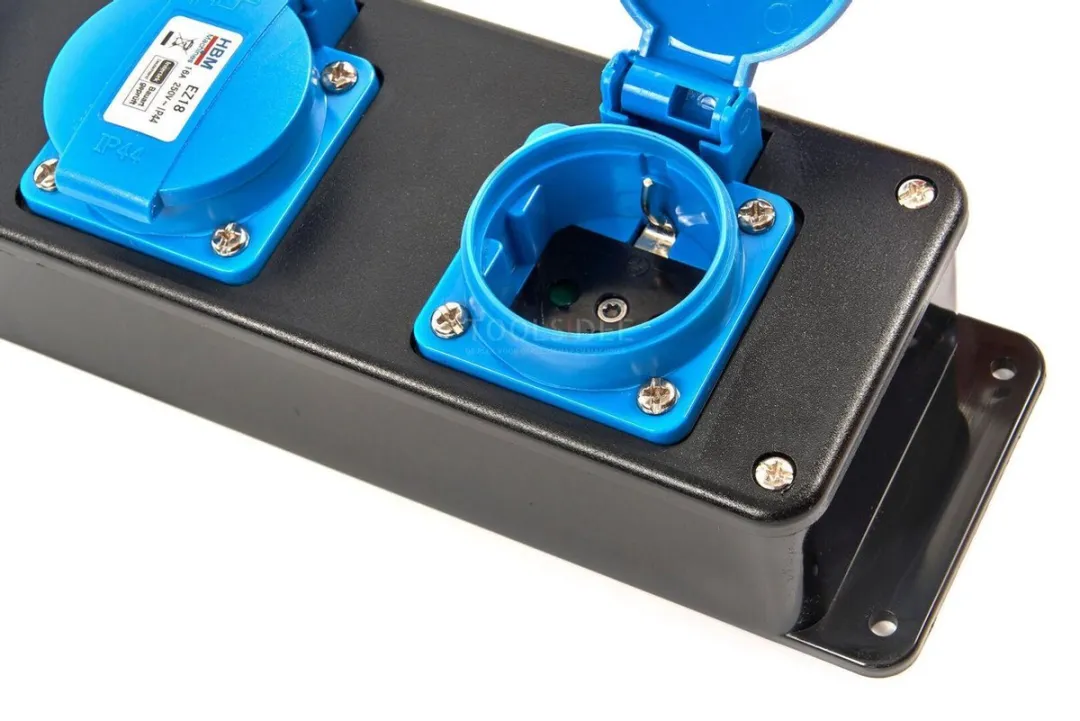 HBM IP44 Stekkerdoos 5m 3x1,5mm² - met lamp