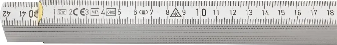 Hultafors B3507W Duimstok 2m - Wit - afbeelding 6 van 6
