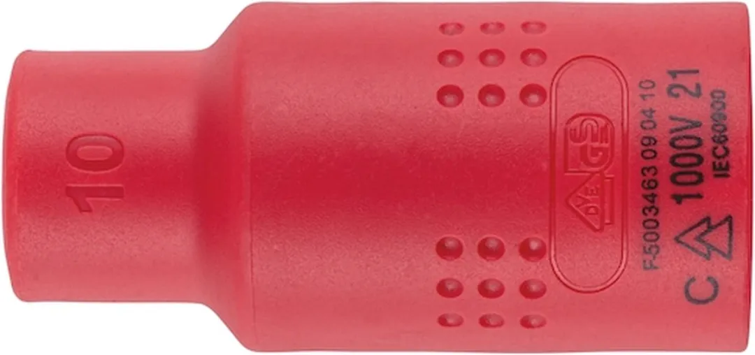 Würth VDE Geïsoleerde Dopsleutel 10mm 1/2" - 1 Stuk