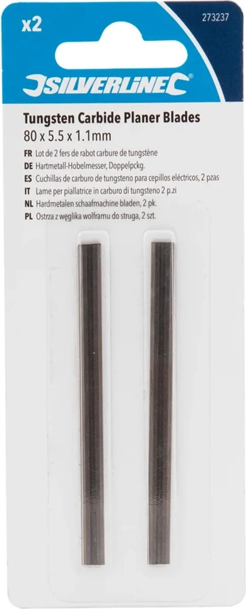 Silverline 273237 Schaafmachine Bladen - 2 Stuks