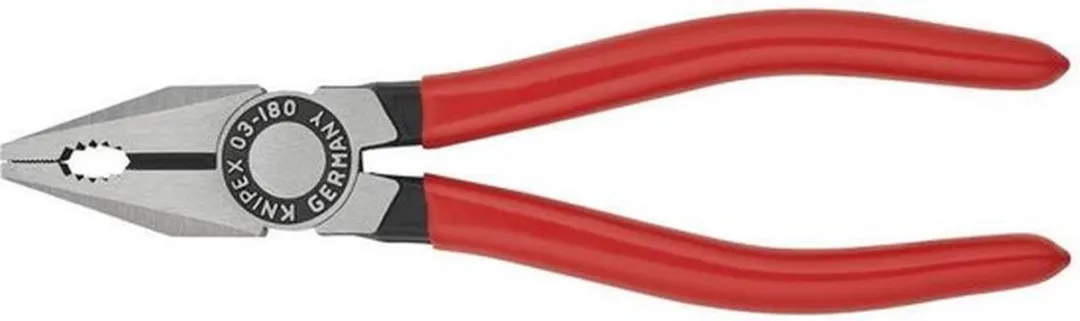 Knipex Combitang 180mm - Gepolijst met kunststof grepen - afbeelding 6 van 6