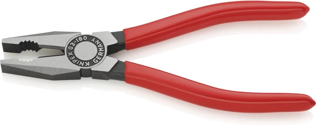 Knipex Combitang 180mm - Gepolijst met kunststof grepen