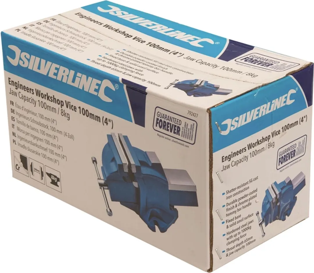 Silverline Ingenieursbankschroef 100mm