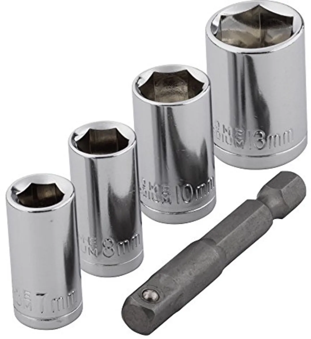 Wolfcraft Dopsleutelset 2413000 - 6-delig 5/16"-1/2"