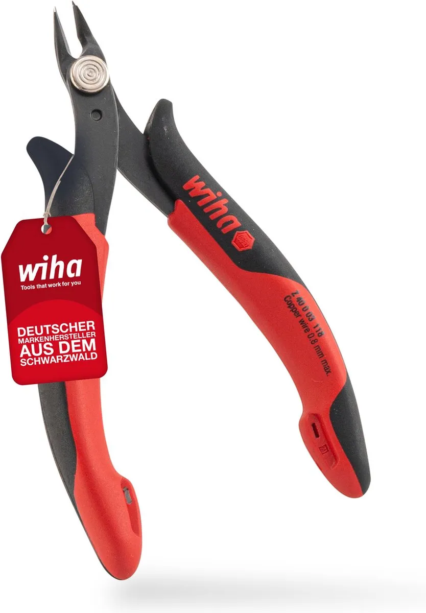Wiha Zijkniptang Electronic 27388 - Kleurloos