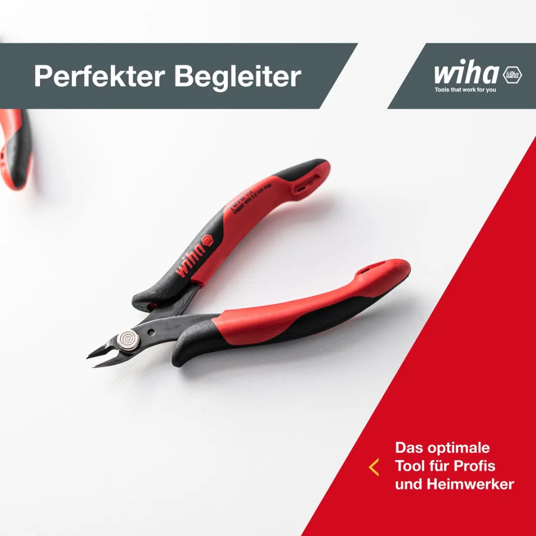 Wiha Zijkniptang Electronic 27388 - Kleurloos