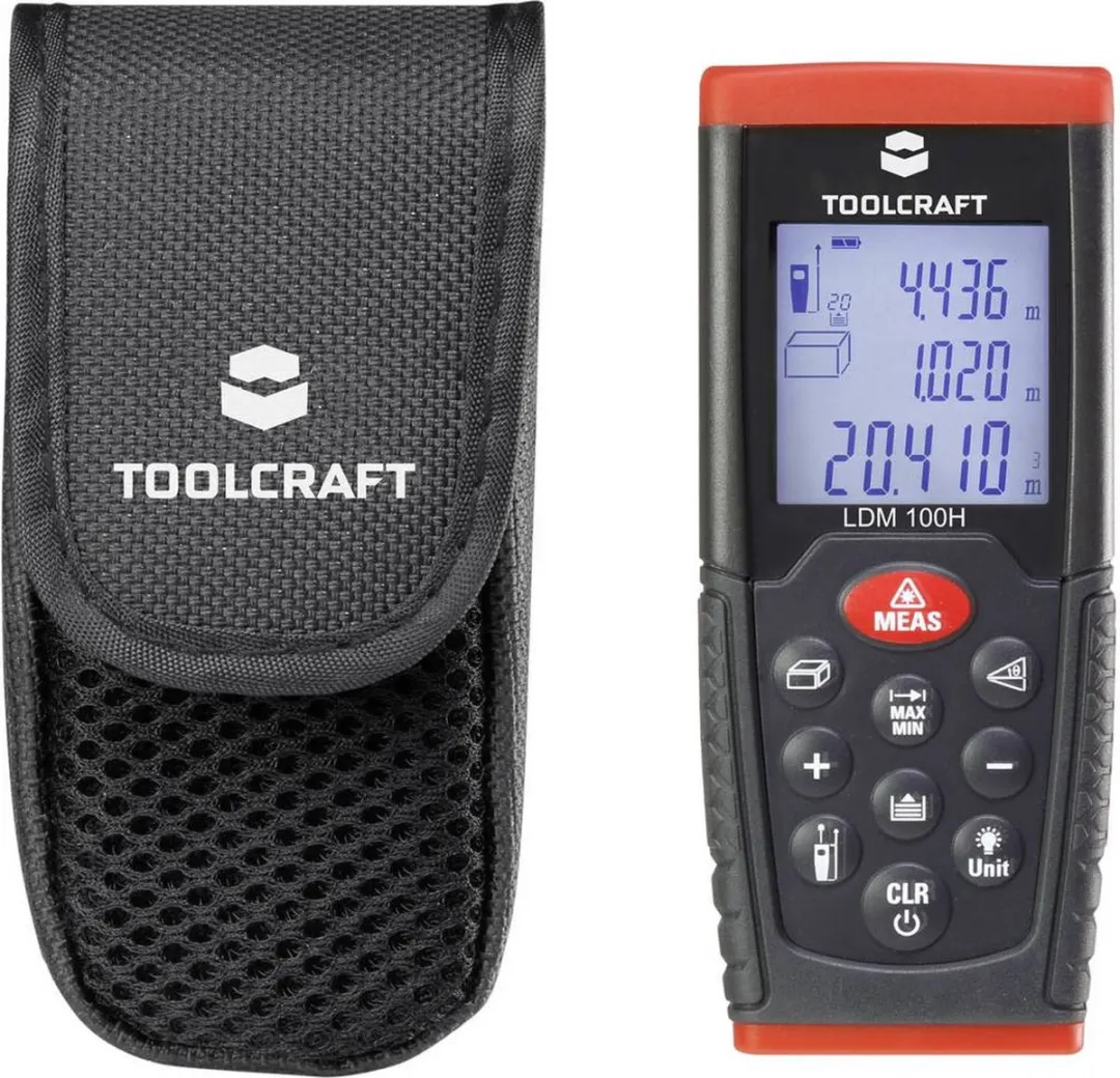 TOOLCRAFT LDM100H Laserafstandsmeter 100m