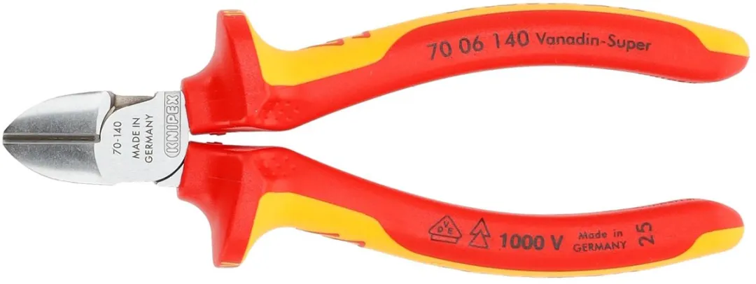 Knipex 7006 Zijsnijtang 140mm - Verchroomd - afbeelding 6 van 6