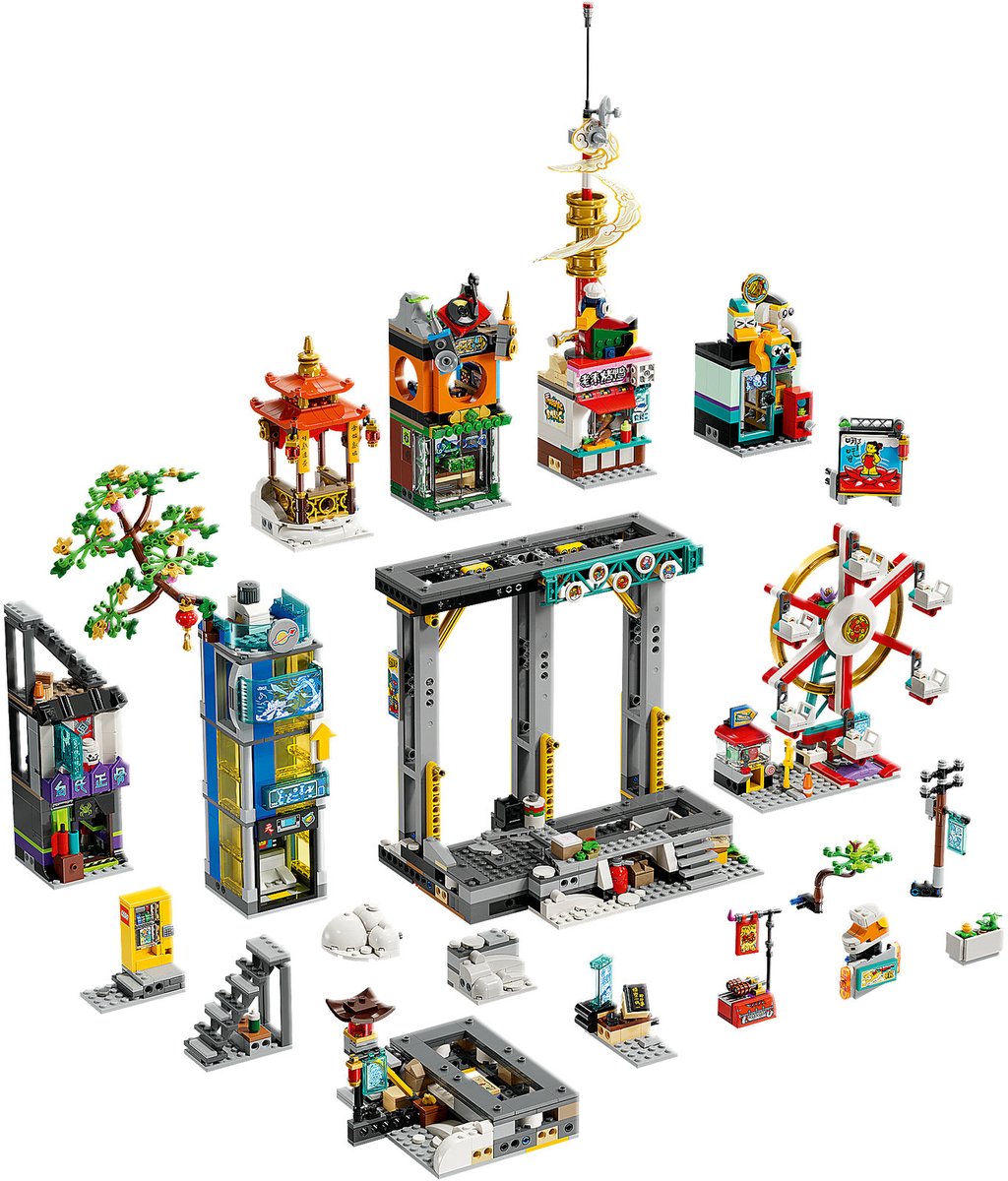 LEGO Monkie Kid Megapolis City 5th Anniversary 80054, Bouwpakket, 10 jaar, Kunststof, 2330 stuk(s), 3,78 kg