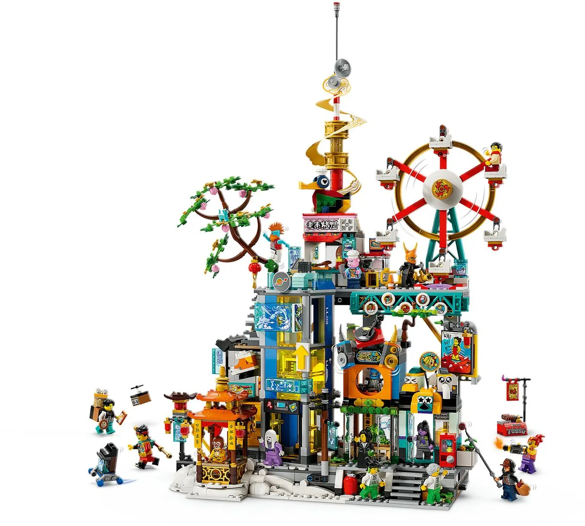 LEGO Monkie Kid Megapolis City 5th Anniversary 80054 - Bouwpakket - 2330 Stuks - afbeelding 6 van 6
