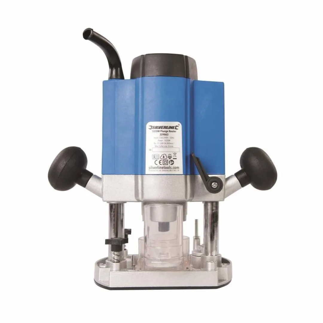 Silverline 1020W Bovenfrees - Blauw/Zilver/Zwart - afbeelding 6 van 6