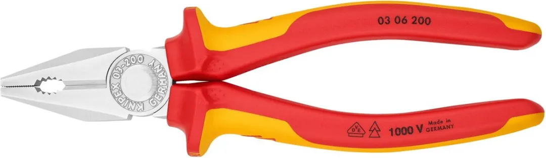 Knipex 0306VDE Combitang 200mm - Verchroomd