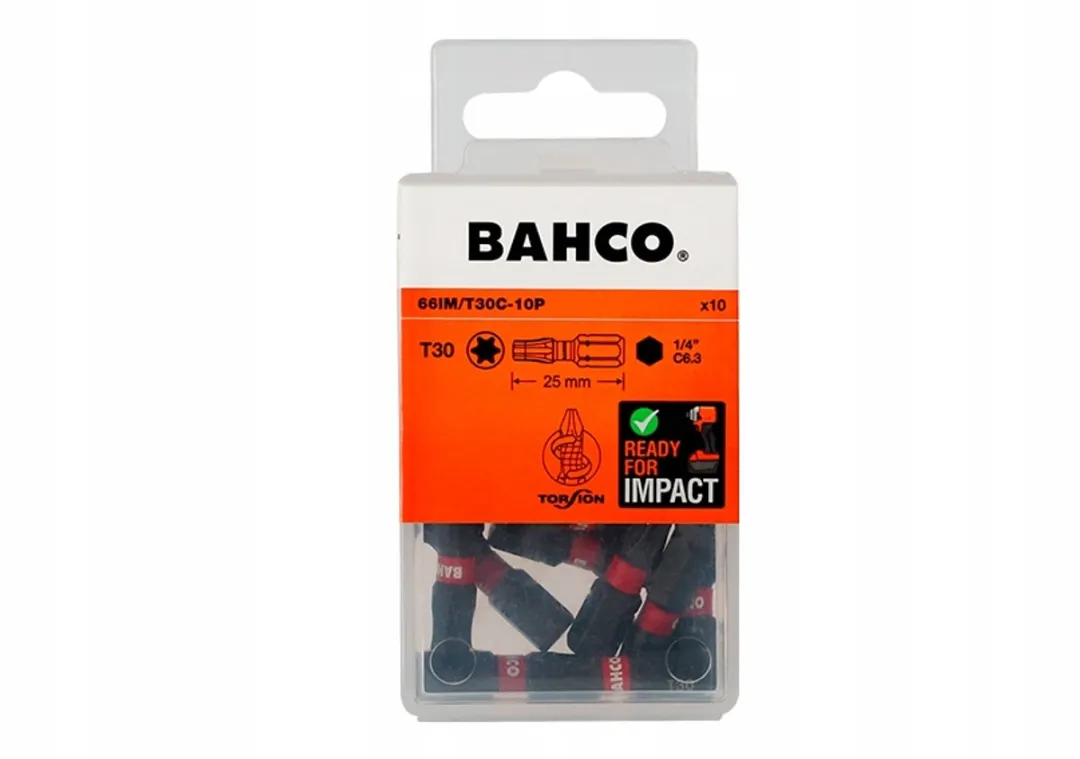 Bahco T30 Hamerbit 50mm 1/4" - 10 Stuks - afbeelding 5 van 5