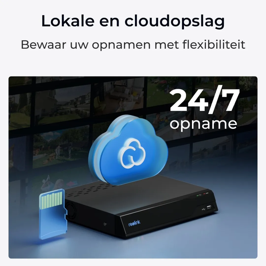 Reolink Trackmix-Wifi 4K Wifi Beveiligingscamera - Automatische zoomtracking - Wit