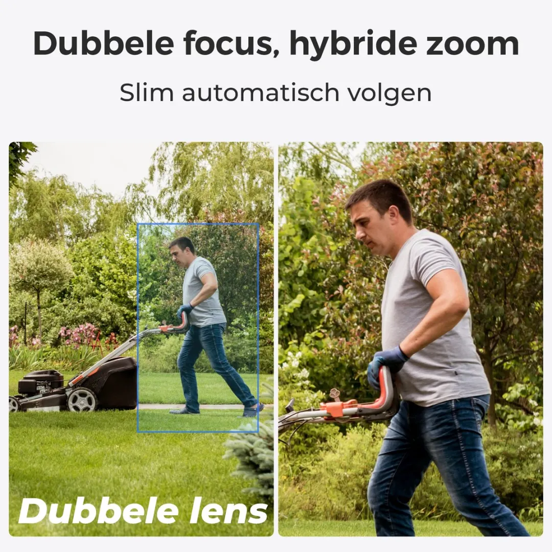 Reolink Trackmix-Wifi 4K Wifi Beveiligingscamera - Automatische zoomtracking - Wit