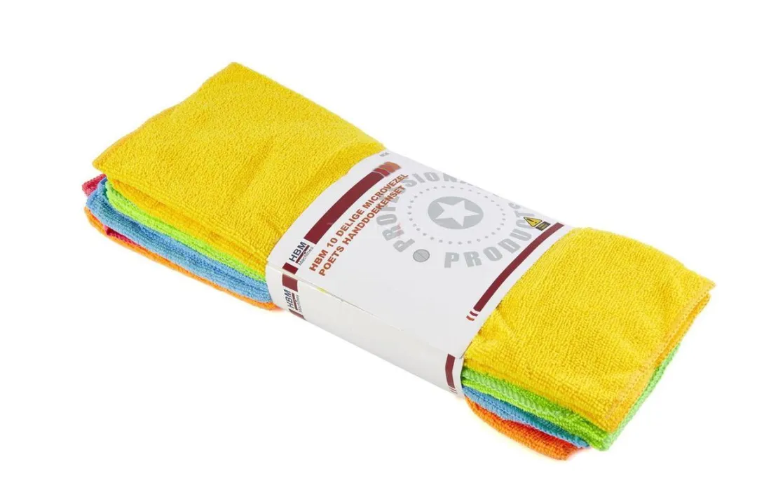 HBM 10-delig Microvezel Auto Droogdoekset