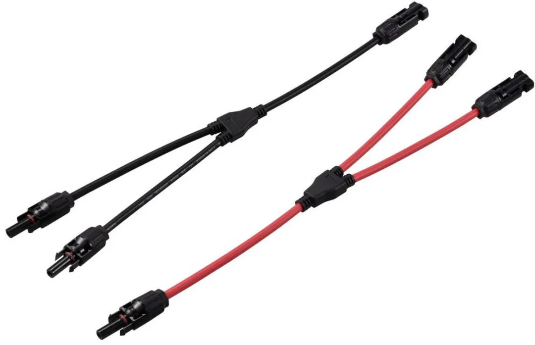 Tru Components TC-12195656 PV-stekker - Zwart/Rood
