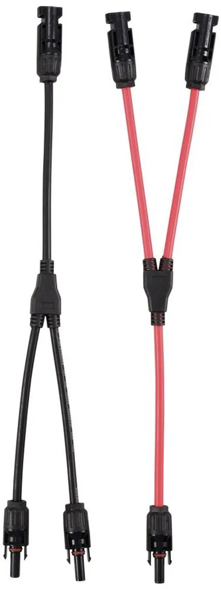 Tru Components TC-12195656 PV-stekker - Zwart/Rood