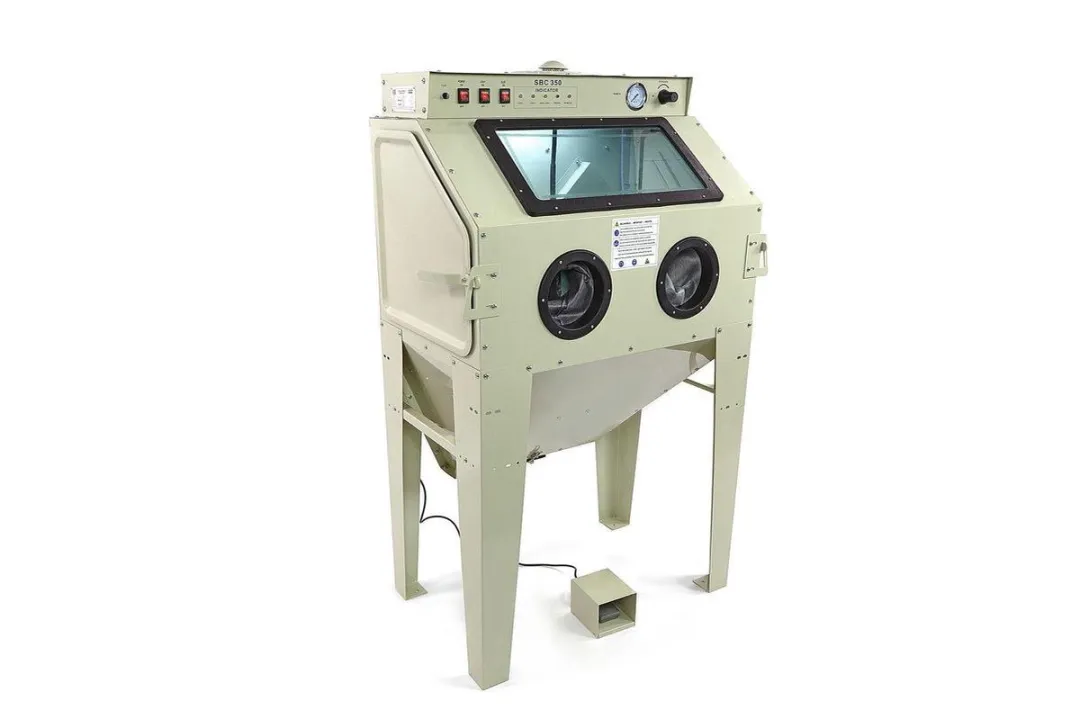 HBM SBC 350 Straalcabine - Met afzuiging