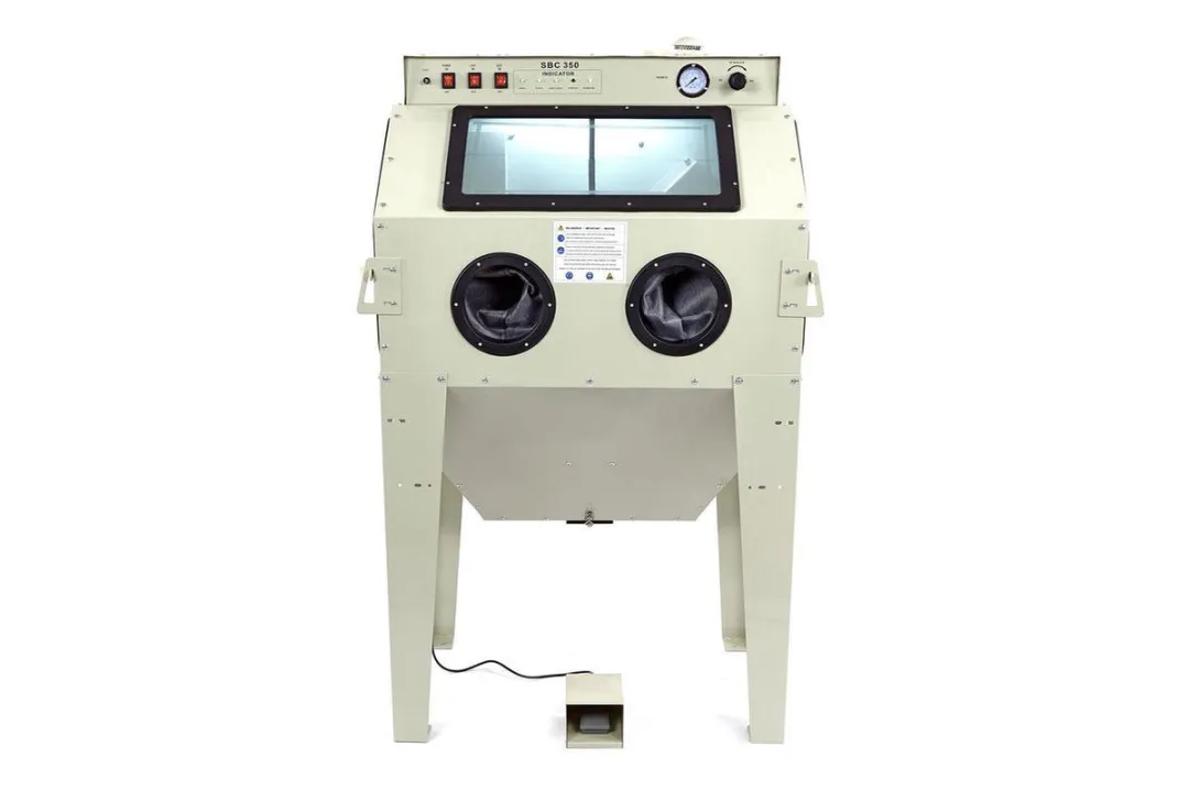 HBM SBC 350 Straalcabine - Met afzuiging