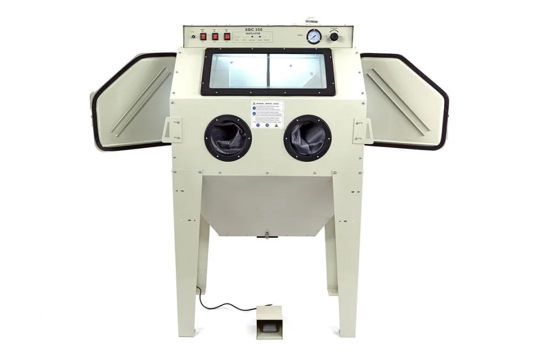 HBM SBC 350 Straalcabine - Met afzuiging