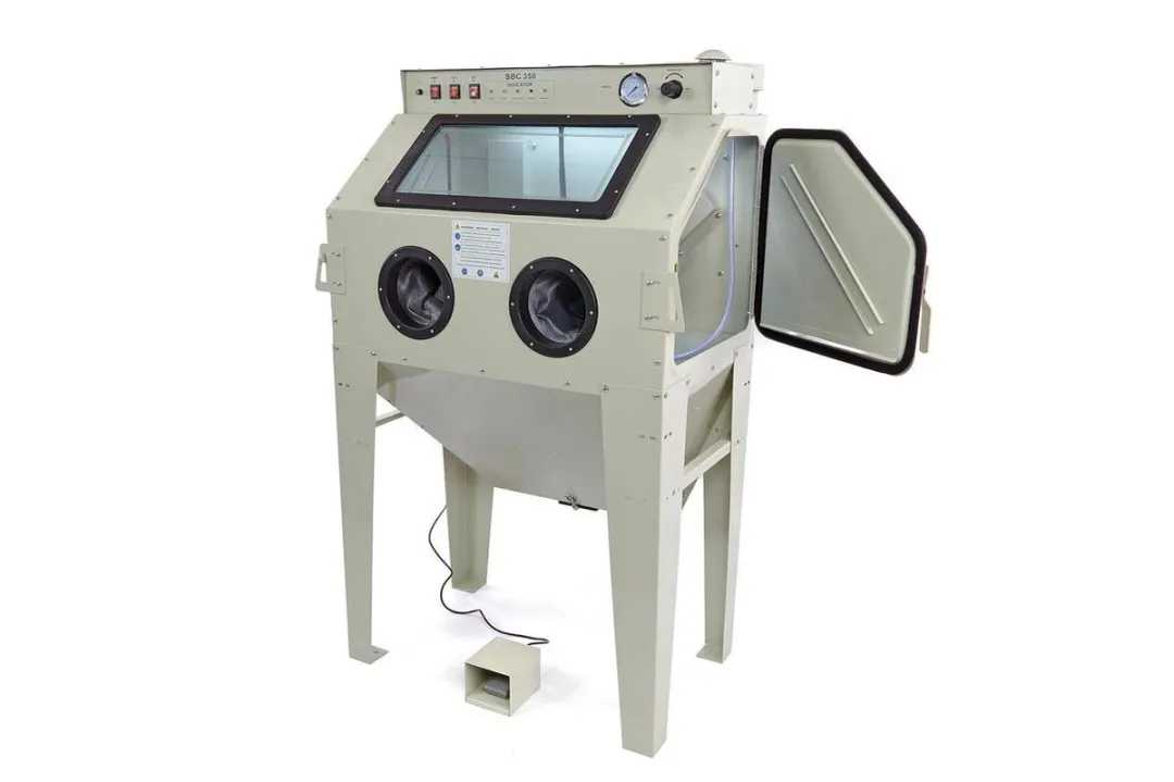 HBM SBC 350 Straalcabine - Met afzuiging