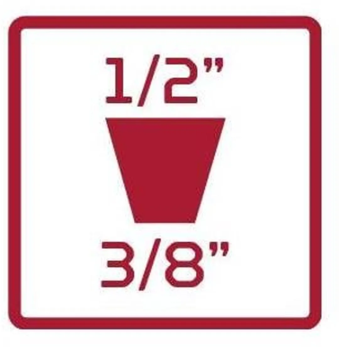 Gedore RED R57300008 Verloopstuk 1/2" (12.5 mm) - 3/8" (10 mm)