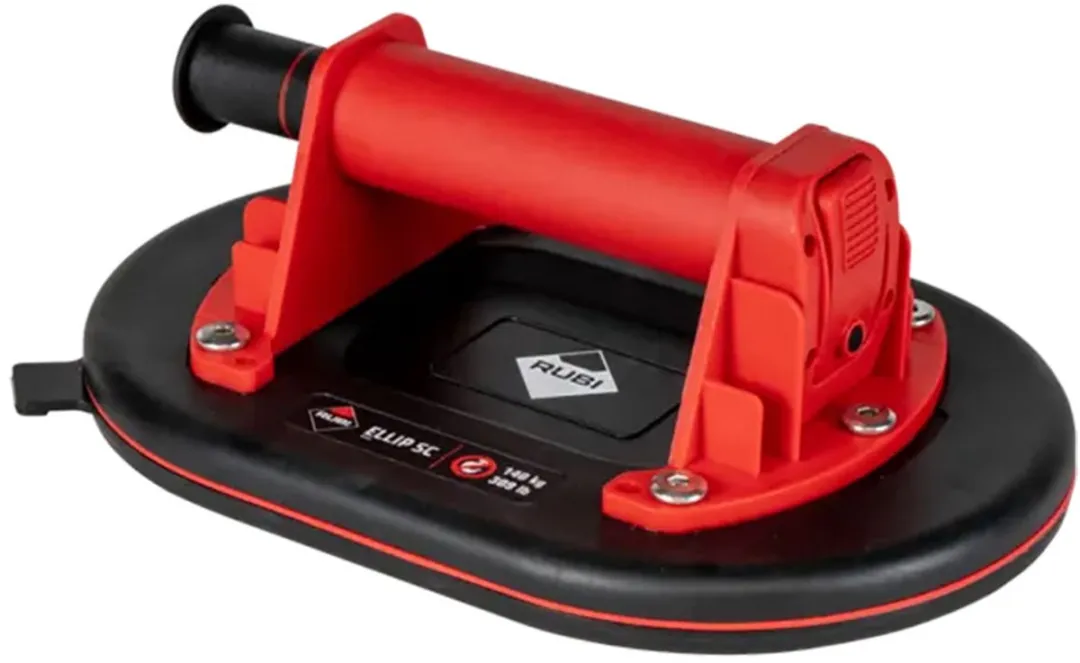 Rubi Ellip SC Tegelzuignap - 1 Stuks - Rood/Zwart