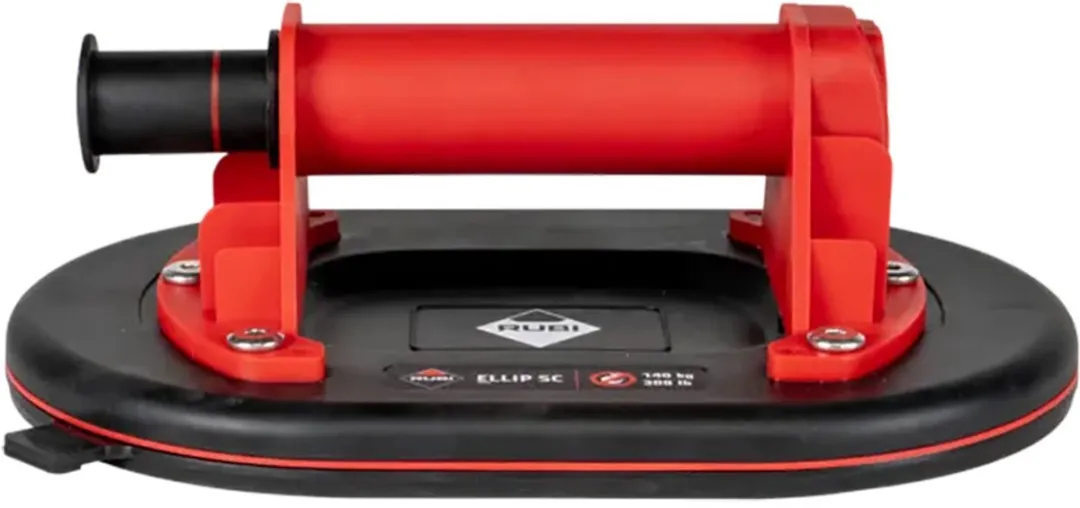 Rubi Ellip SC Tegelzuignap - 1 Stuks - Rood/Zwart