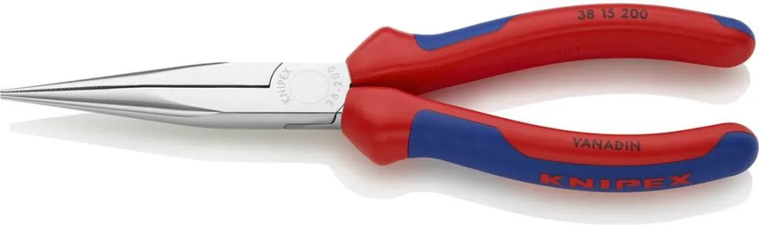 Knipex 3815200 Mechanicatang 200mm - Recht Halfronde Bek