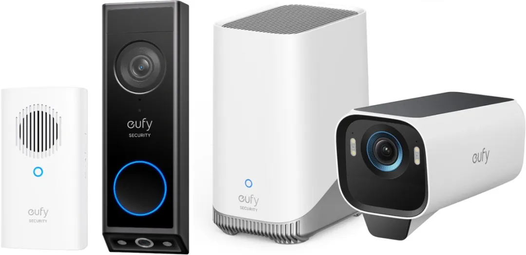 Eufy S3 Pro Buitencamera + E340 Deurbel Bundel